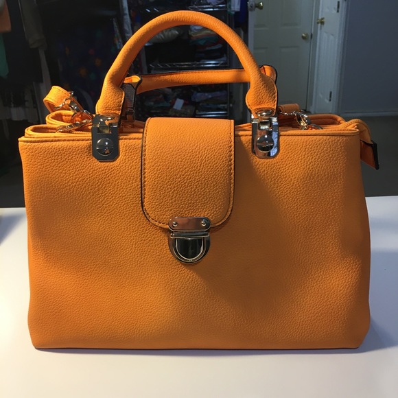 Handbags - Super Stylish Tangerine Colored Purse